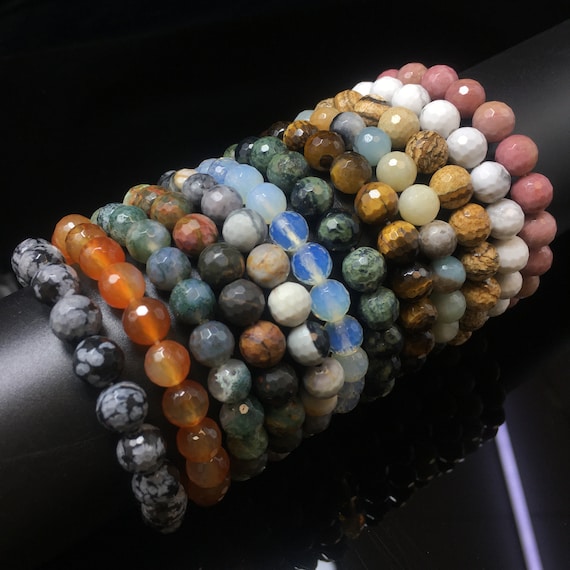 【19076483 】FANTASTICMAN BEADSBRACELET Mens Spiritual Beads Bracelet in Sterling Silver with Pavé