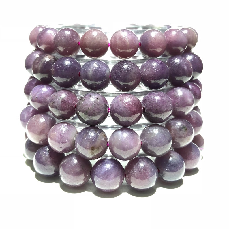 6mm 8mm 10mm 12mm Natural Red Ruby Beads Energy Gemstone Spacer Round Beads for Handcraft Bracelets Necklace DIY Jewelry Making Design