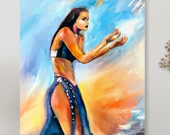 Surrender, original oil painting