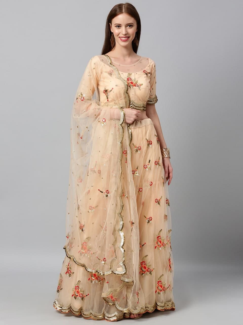 Bridal Lehenga Choli With Coding 
