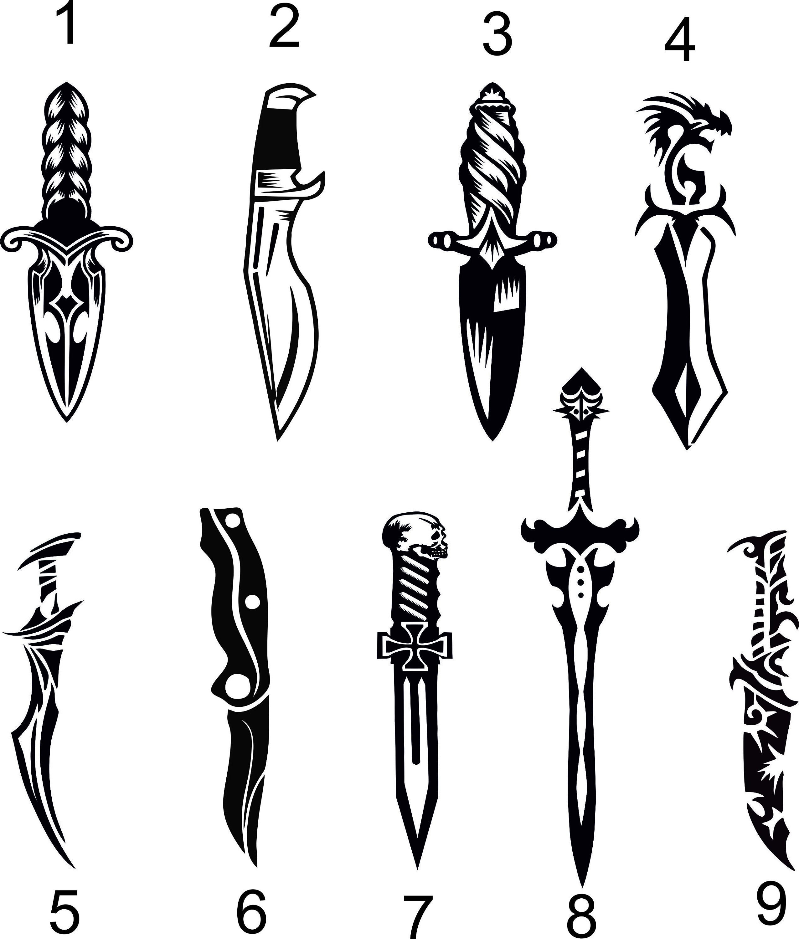 Custom leather stamp KNIFE. Customized Brass Stamp for Etsy