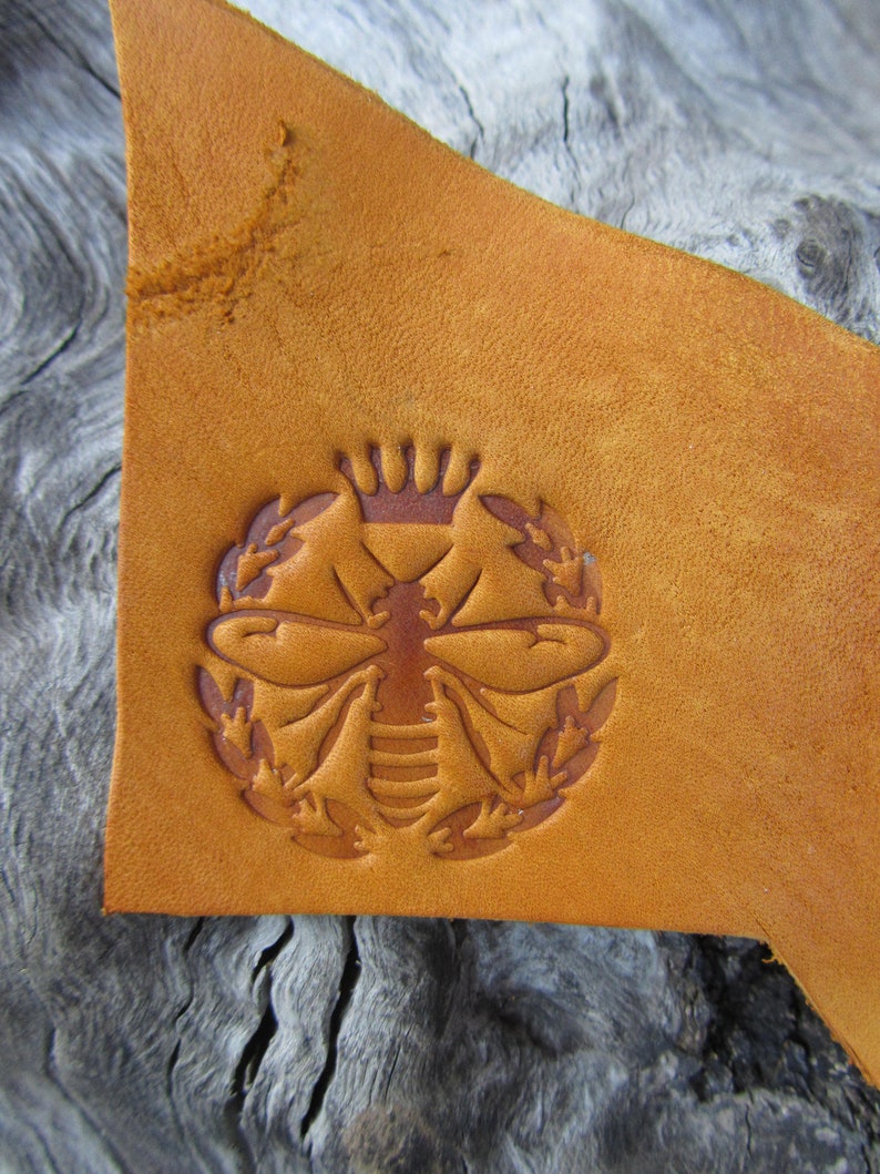 Custom leather stampBee. Customized Brass Stamp for Etsy