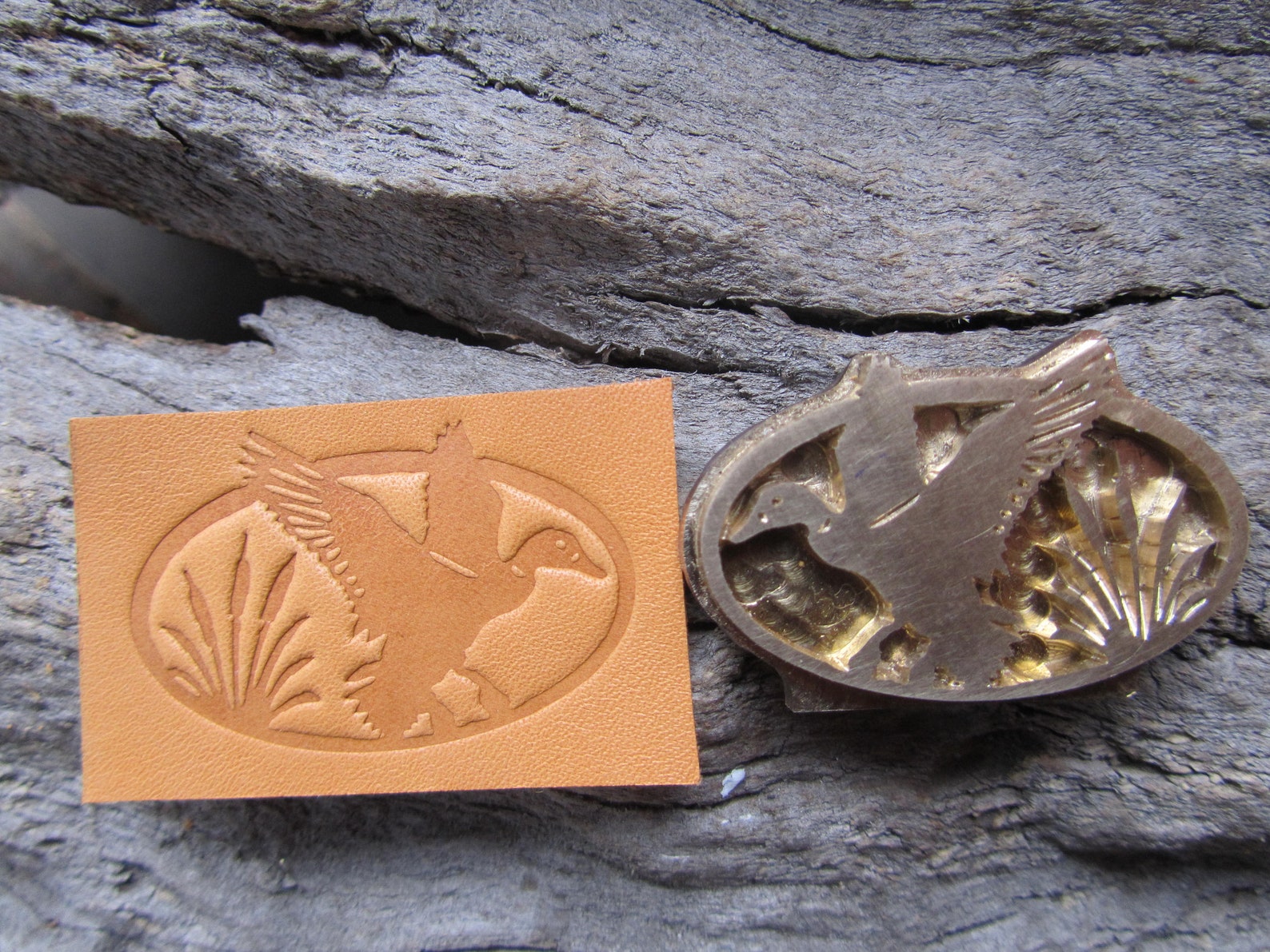 Stamp for leather Duck . Customized Brass Stamp for leather Etsy