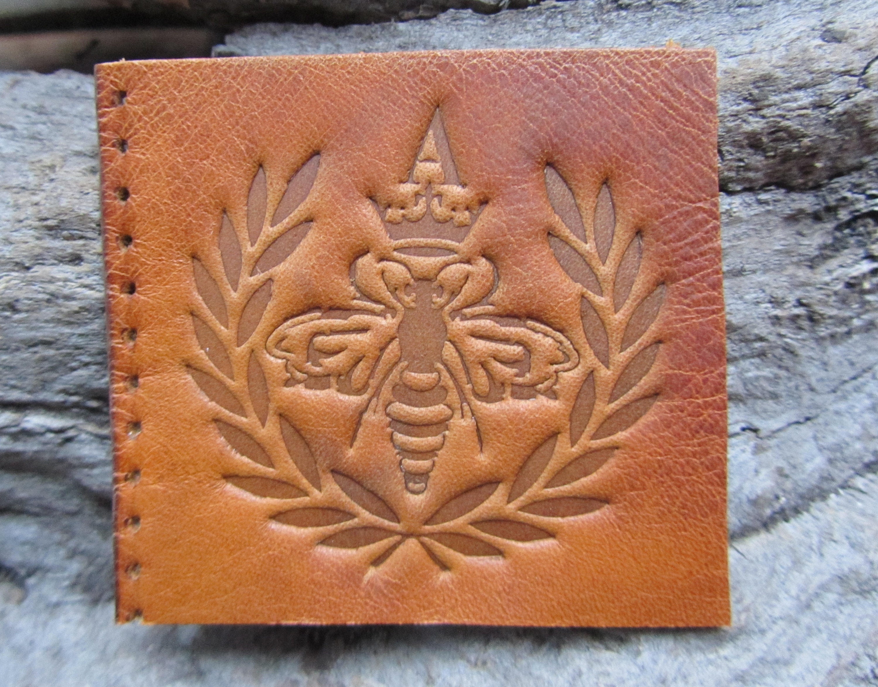 Custom leather stamp. Customized brass stamp for leather. Etsy
