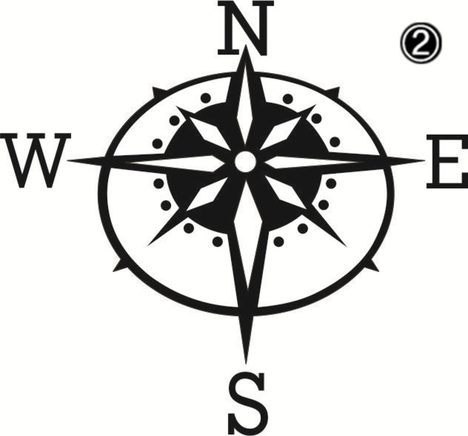 Custom leather stamp Compass. Customized Brass Stamp for Etsy