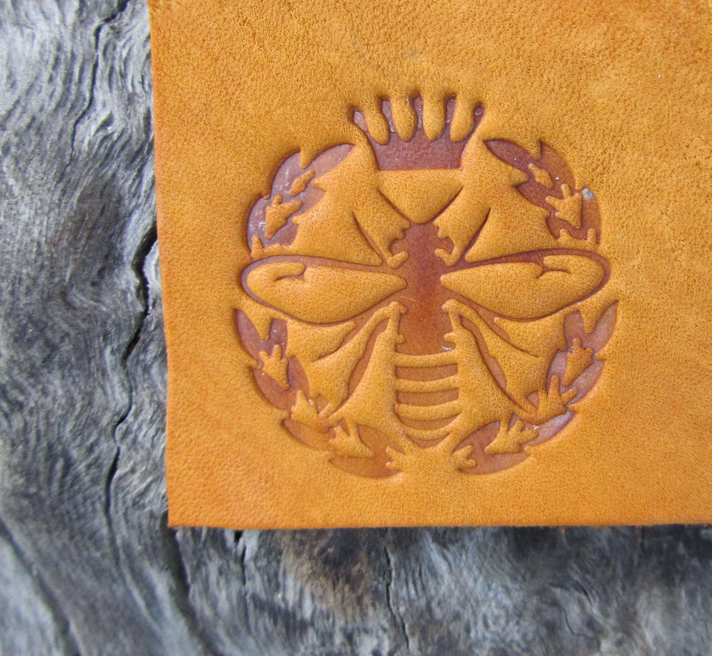 Custom leather stamp. Customized brass stamp for leather. Etsy