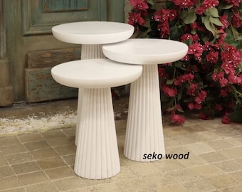 Mushroom Table Set, Banana Side Table, Coffee Table, Side Table, Plant Table, Home Decor, Design Coffee Table, Home gift, End Table,
