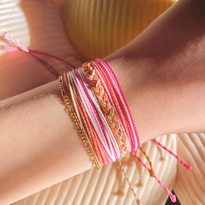pura vida style bracelet/anklets | wax thread bracelets | adjustable & waterproof!