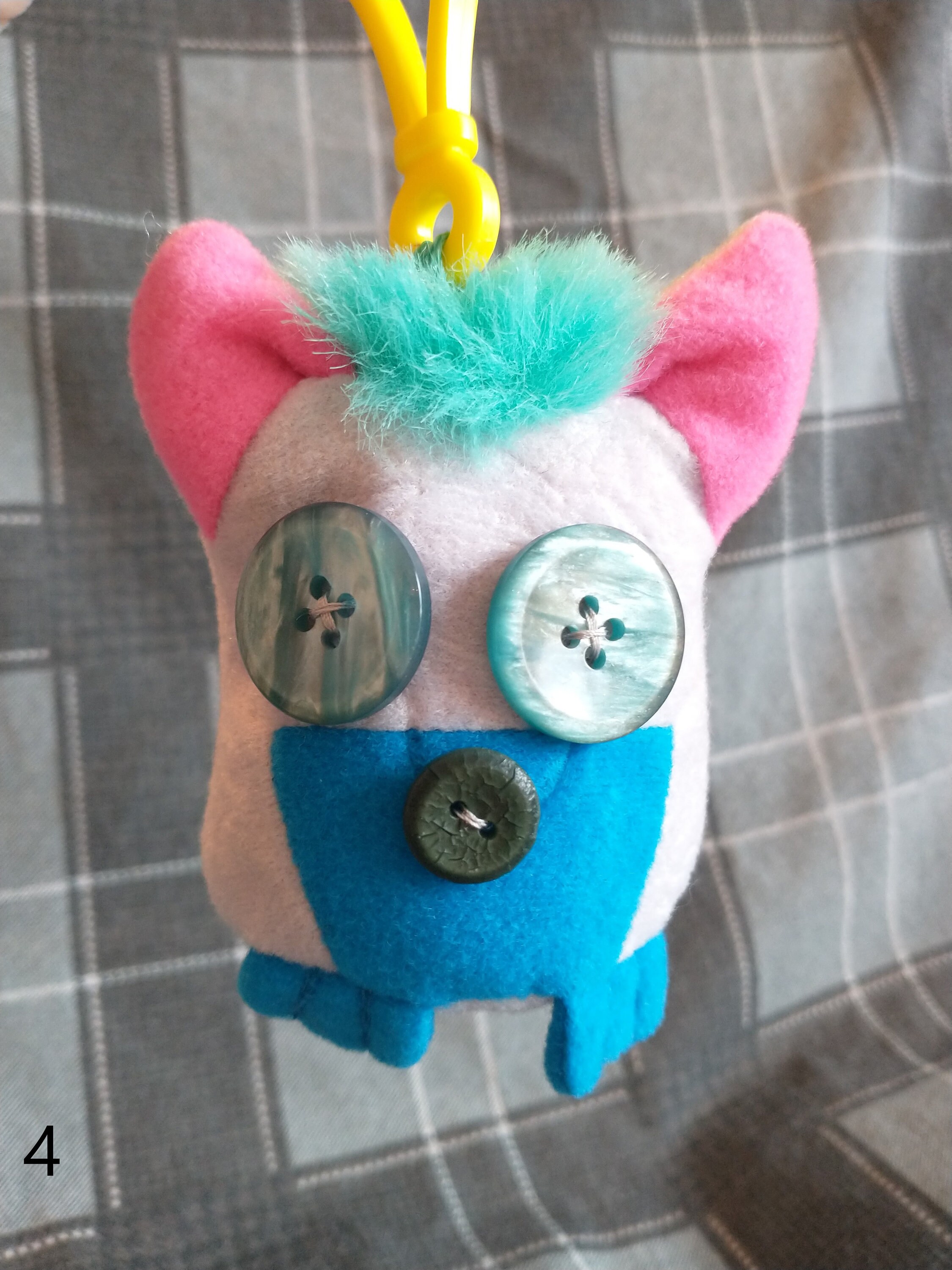 Furby Button Oddbody Keychain Selection Etsy
