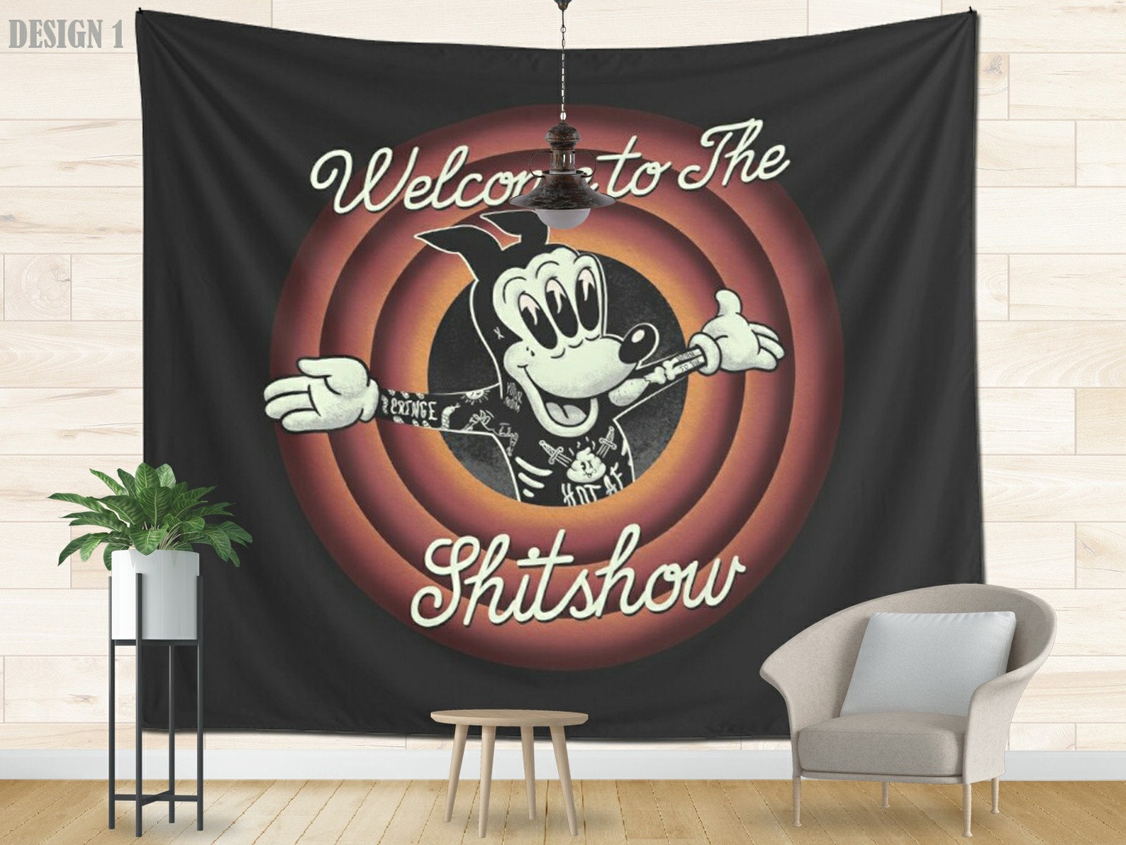 Funny Grils Quote Tapestry Humor Collage Wall Tapestry Etsy