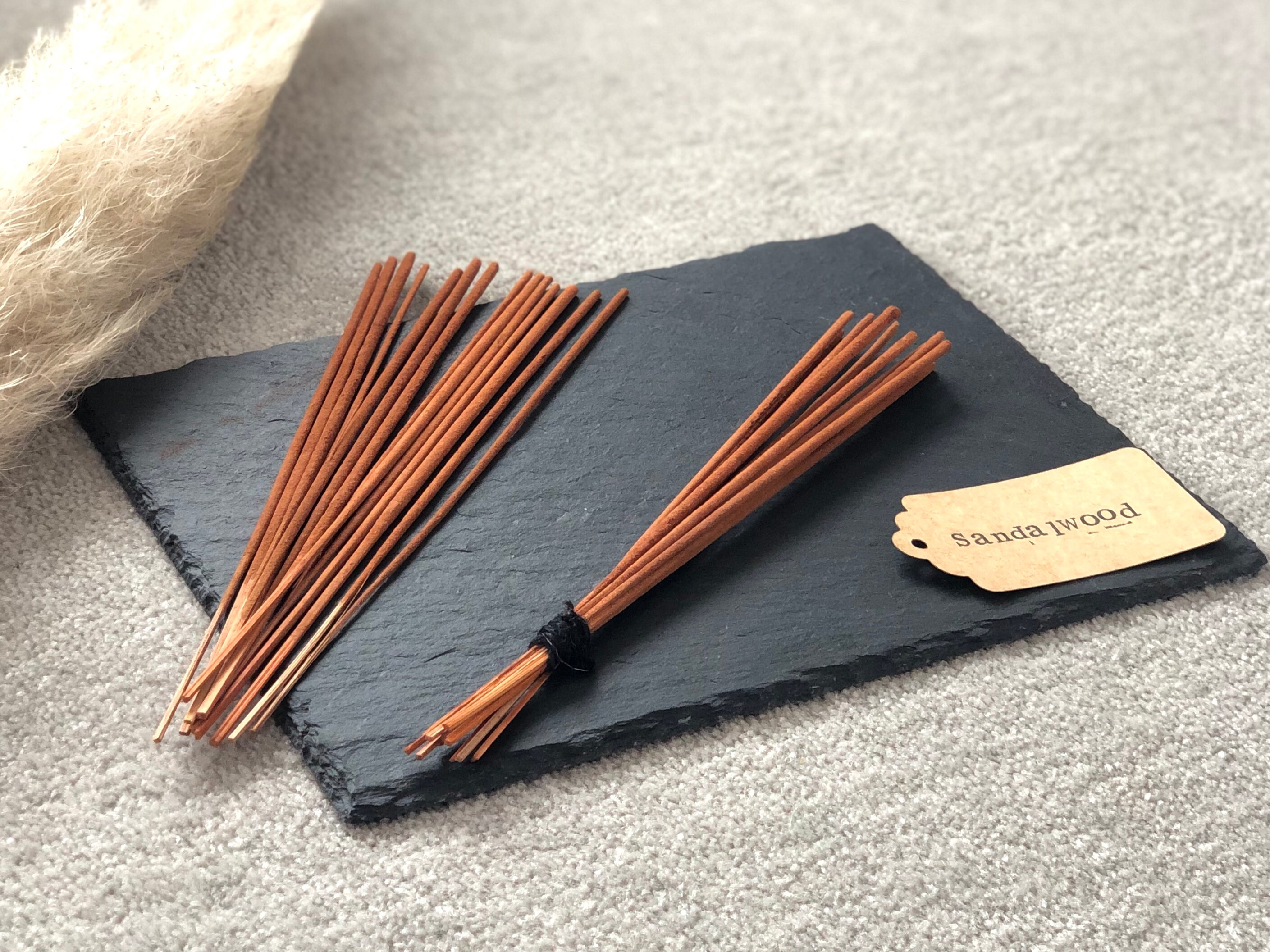 Eco Friendly Sandalwood Incense Hand Rolled Incense Sticks Etsy