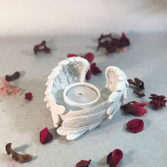 Angel Wing Candle Holder Angel Wings Tea Light Holder Etsy UK