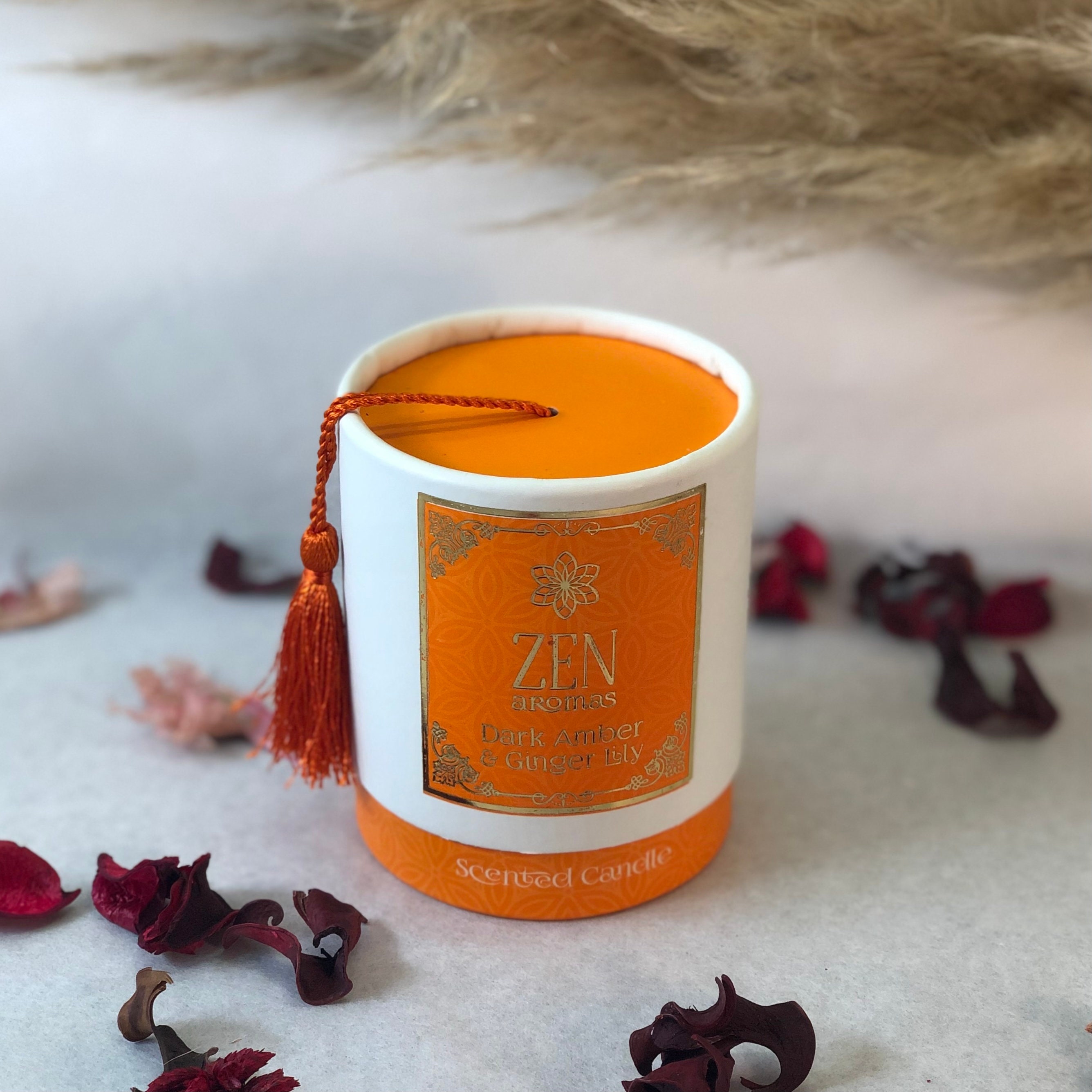 Zen Scented Candles Lavender Scented Candles Meditation Etsy