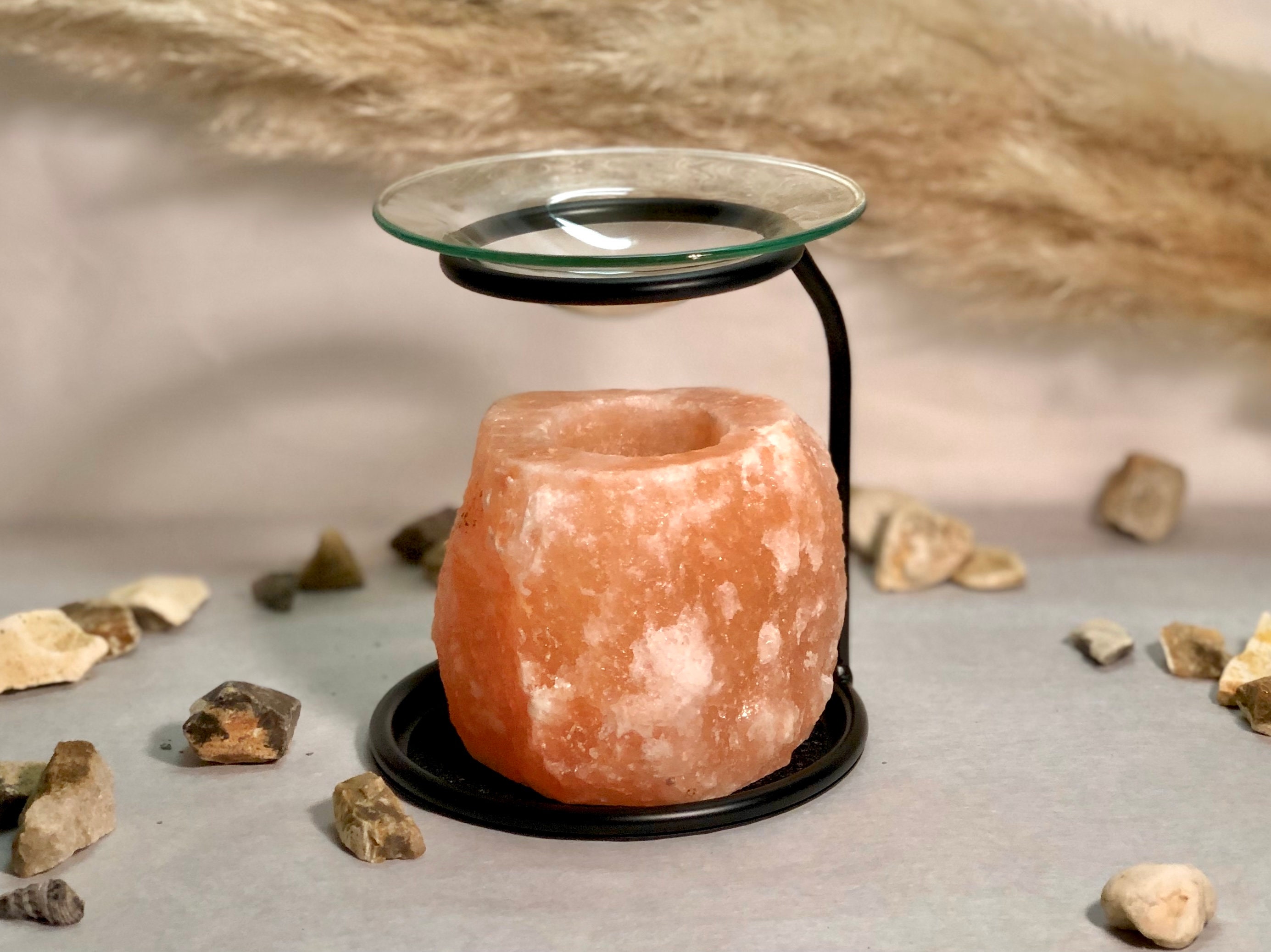 Crystal Wax Burner & Oil Burner Himalayan Salt Crystal Salt Etsy