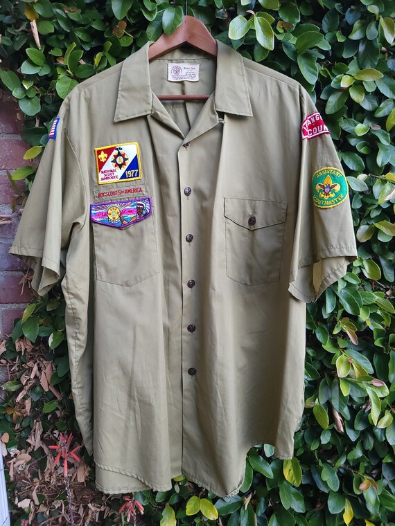 Vintage men's boy scout shirt