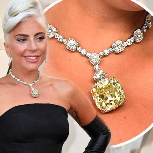 Lady Gaga Oscars Halskette und Ohrringe Nachahmung / Lady Gaga Kostüm / Modeschmuck / Drag Queen Schmuck / Fancy Dress