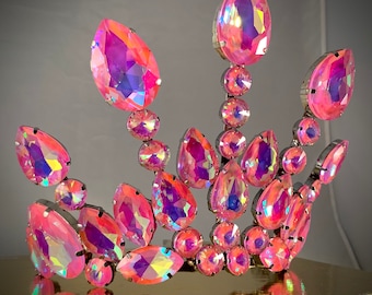 Pink Aurora Borealis Crown