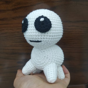 TBH plush, White Yippee Creature Plush, White Creature crochet Plush