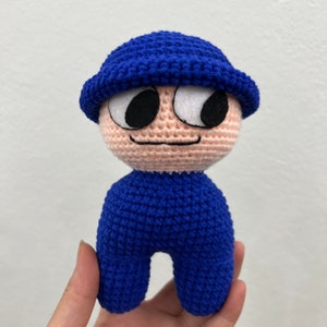 FNF Dambai crochet plush, Custom FNF crochet toys