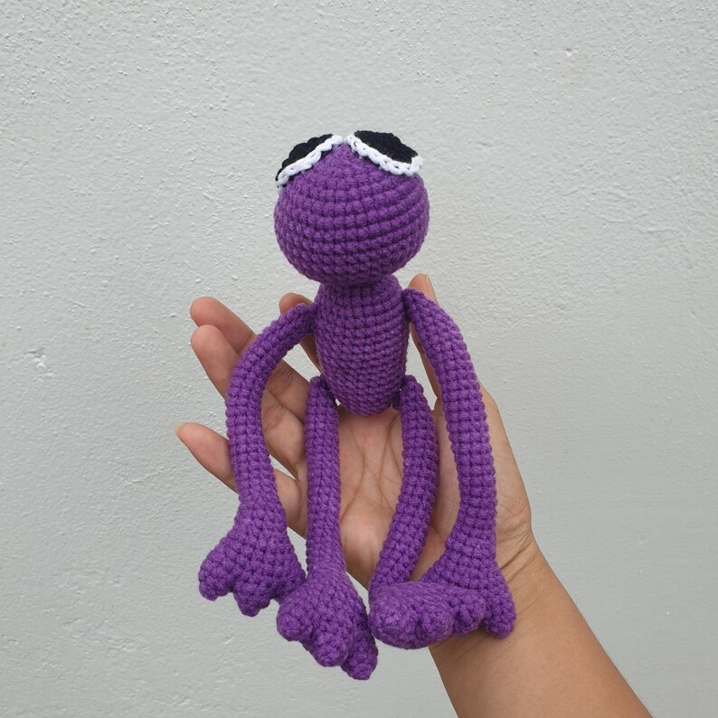 Purple Rainbow Friends Crochet Custom Rainbow Friends Plush Etsy