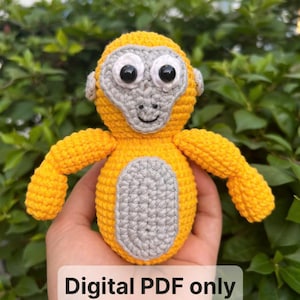 Crochet Gorilla Tag pattern PDF, Gorilla Tag Crochet Pattern, *PDF Digital Crochet Pattern*, Easy Crochet Pattern