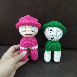 Peluche Fnf Combi-Combo all&#39;uncinetto, giocattoli FNF personalizzati