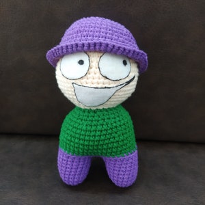 Peluche de ganchillo de Minion Bambi de FNF, juguetes personalizados de FNF