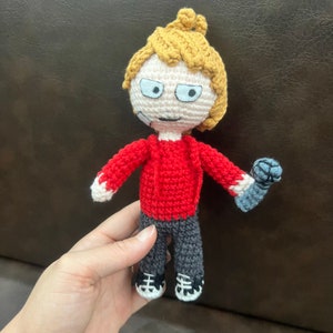 FNF Tord Crochet Plush, Custom FNF crochet toy