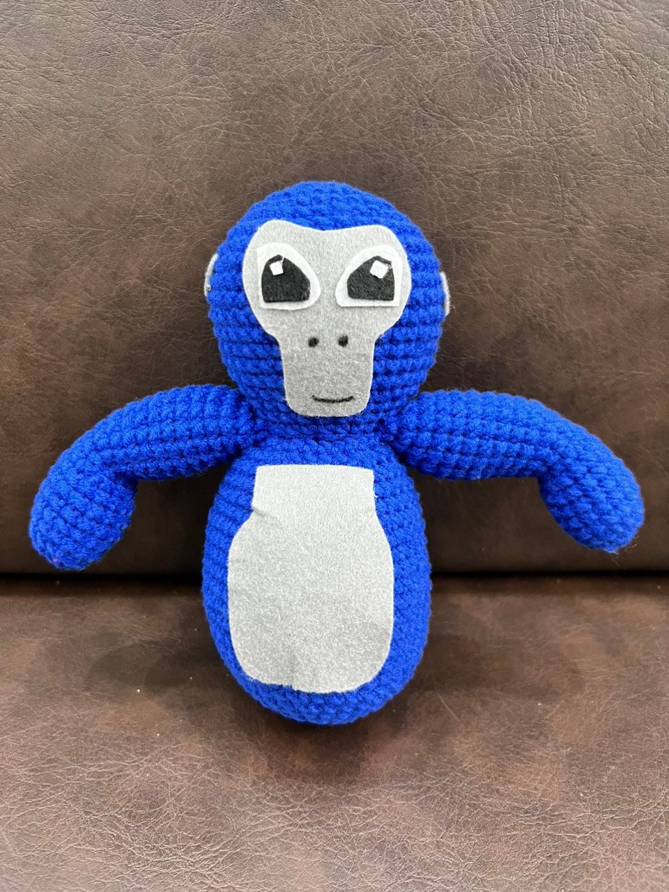 My nan made my gorilla tag character as a plush with crochet