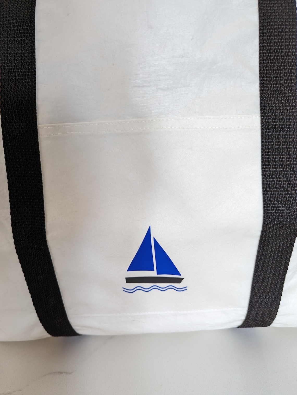 Upcycled Sail Cloth Grocery Tote Bag. Water Resistant Etsy Canada