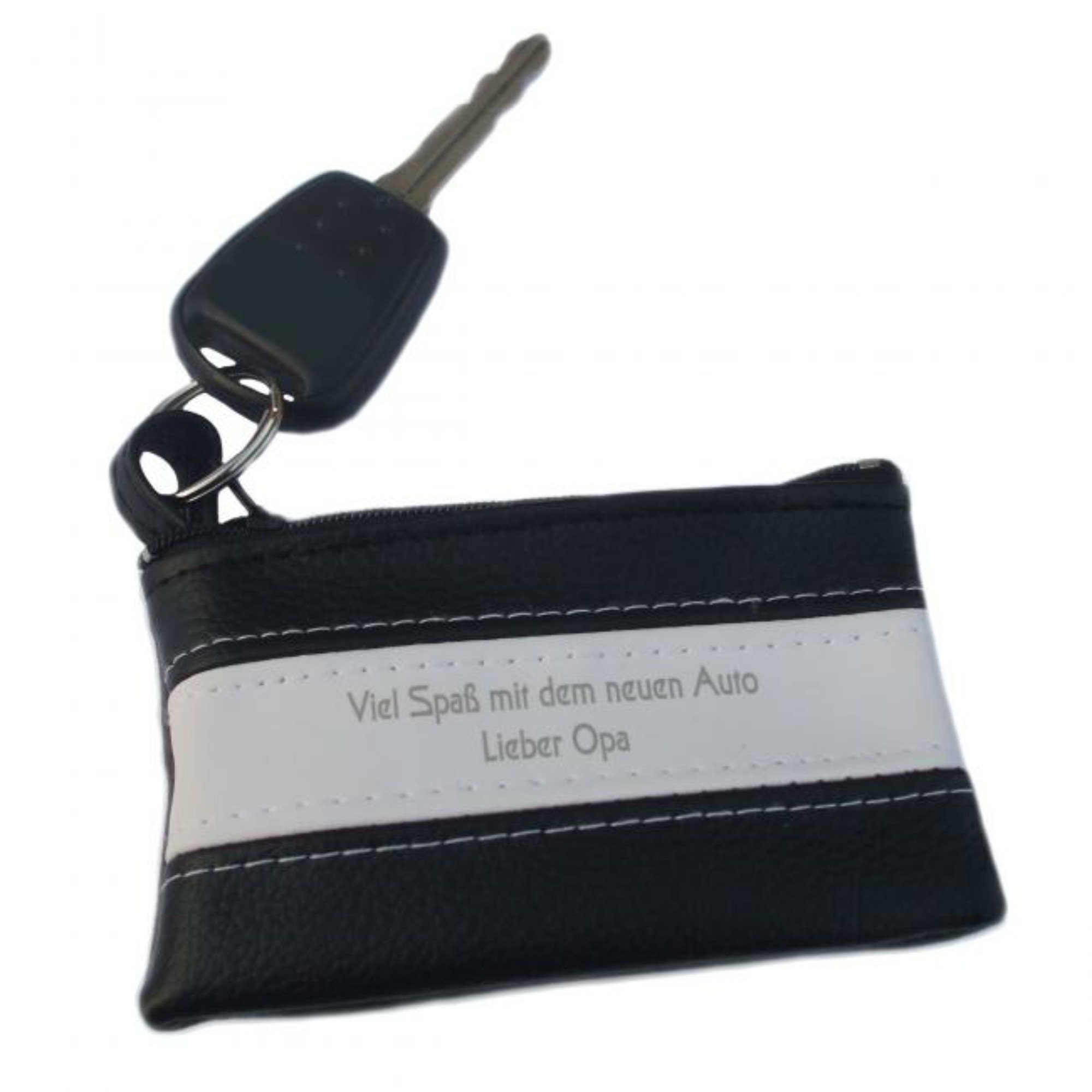 Buy Key Bag for Car Keys With Engraving, Key Case Leather Labeling Online  in India 