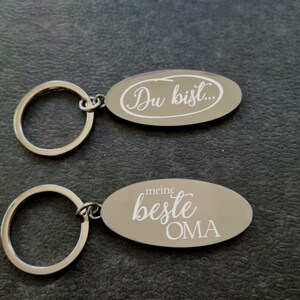 You are my best grandma, order keychain. GILDE keychain.