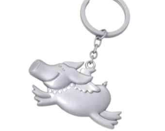 Keychain pig incl. engraving as desired