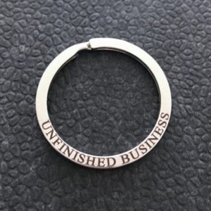 Keyring with engraving