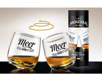 Whisky glass set of 2 sea please