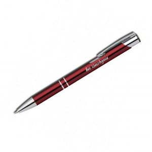 Ballpoint pen with engraving