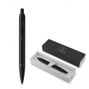 Laat uw Parker balpen zwart individueel graveren in een geschenkverpakking