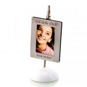 Photo holder Label memo holder with engraving