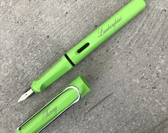 LAMY Füller grün mit Gravur