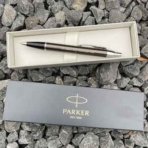 Parker ballpoint pen in gift box with engraving