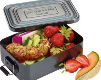 Lunch-Box, Brotdose mit Ihrer Gravur beschriften