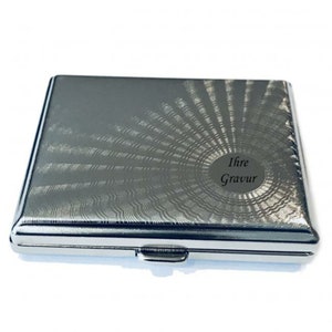 Label your cigarette case with your text