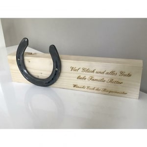 Gift for the topping-out ceremony | Horseshoe