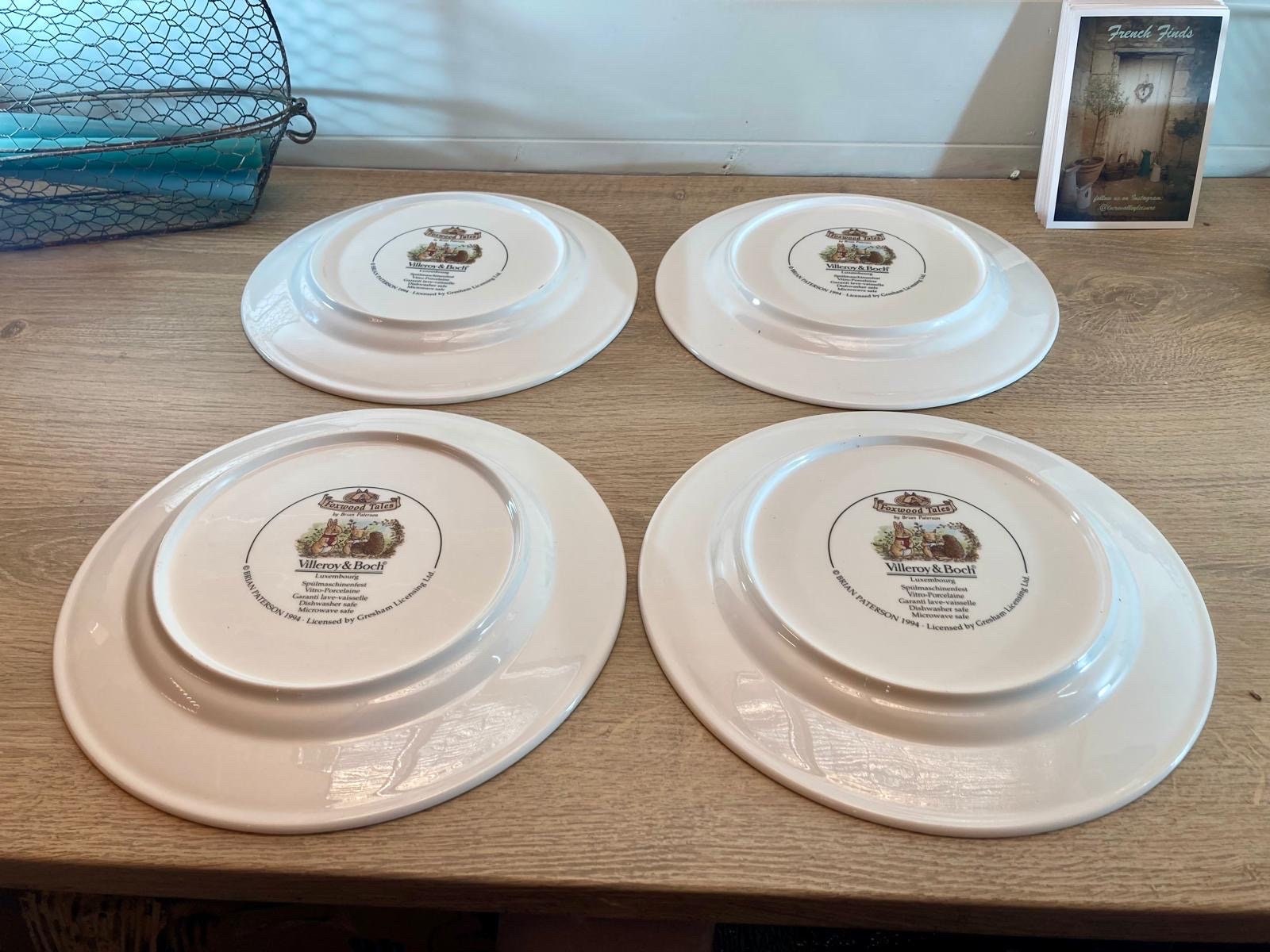 Rare Set of Four Villeroy Boch Foxwood Tales Four Seasons Dinner Plates, Collectable, Foxwood Tales Plates, Villeroy and Boch Brian Paterson - Etsy Rare Set of Four Villeroy Boch Foxwood Tales Four Seasons Dinner Plates, Collectable, Foxwood Tales Plates, Villeroy and Boch Brian Paterson - Etsy