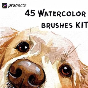 Procreate Watercolor Brushes: Animal Painting Kit (Digital Download)