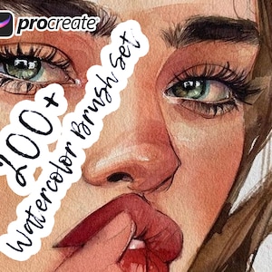 Watercolor Procreate Brushes for Draw Realistic Art, Watercolor Procreate Brush Bundle, Brush Set for Ipad, Procreate Brushes for Painting