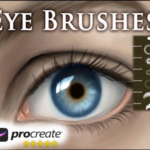 Eye Brushes. Procreate Eye Stamps. Eye Stamp. Brush set for Procreate. DOWNLOAD