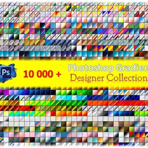 10000+ Photoshop Gradients: Designer Collection (.GRD)