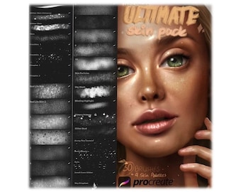 Plus de 150 pinceaux pour la texture de la peau, les pores, la peinture, les paillettes, les détails et le voile pour procréer, TÉLÉCHARGER