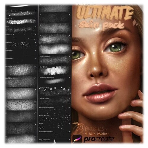 Skin Brushes for Procreate Skin Texture Pore Brushes Etsy Hong Kong